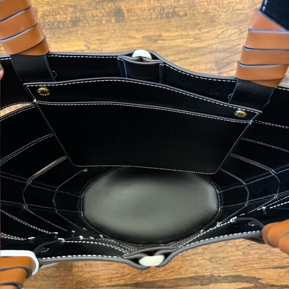 STAUD- Diamond Leather Tote NWT - Picture 7 of 9